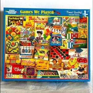 BRAND NEW - WHITE MOUNTAIN PUZZLE, GAMES WE PLAYED